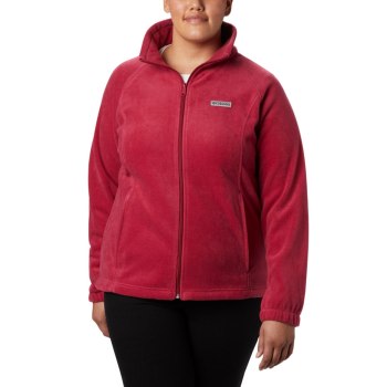 Dámské Bundy Columbia Benton Springs Full Zip Plus Size Červené Fialové IVZEGW052